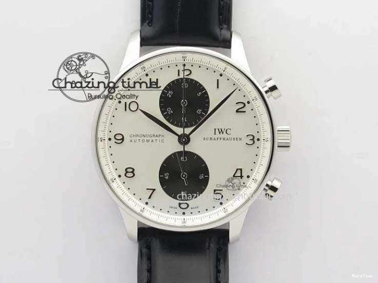 MIROTIME 0301 Portuguese Real PR IW500112 ZF 1:1 Laureus Edition On Black Leather Strap A Flexible 7369